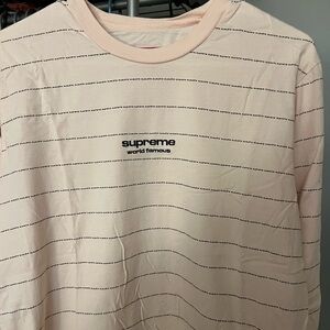 Supreme longsleeve in light pink